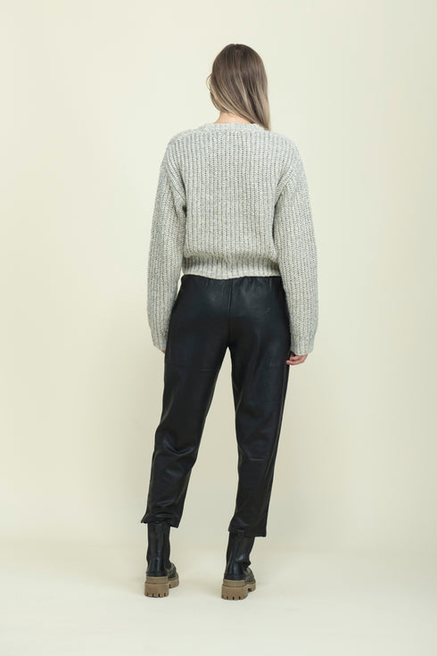 Mia-Pointelle Pullover